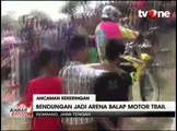 Musim Kemarau, Bendungan di Rembang Jadi Arena Motocross