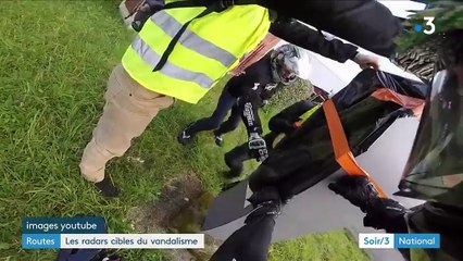 Routes : les radars cibles du vandalisme