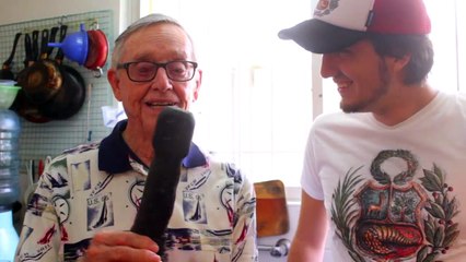  Cocinando con una persona muy Especial!! Mi Abuelo ❤️, muchas gracias por hacer el esfuerzo de filmar conmigo y seguir con la chispa a pesar de los años. 