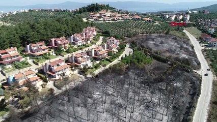 Bursa Mudanya'daki Yangında 20 Hektar Alan Zarar Gördü Hd 2 Drone