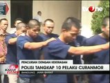 Sepuluh Orang Komplotan Curanmor Dibekuk Satreskrim Polres Bandung