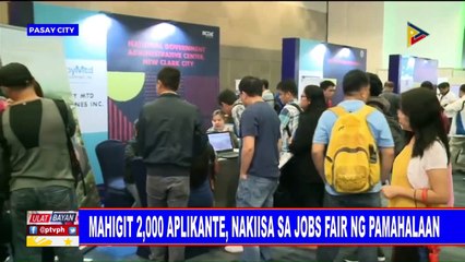 Mahigit 2,000 aplikante, nakiisa sa job fair ng pamahalaan