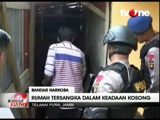 Polda Jambi dan Personel Brimob Gerebek Rumah Tersangka Bandar Narkoba