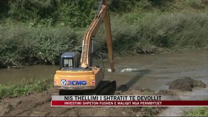 Nis thellimi i shtratit te lumit Devoll - News, Lajme - Vizion Plus