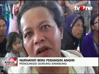 Desa Naman Masih Diselimuti Debu Tebal Gunung Sinabung