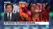 UN reports of ''re-education'' camps for the Uyghur Muslim minority in China