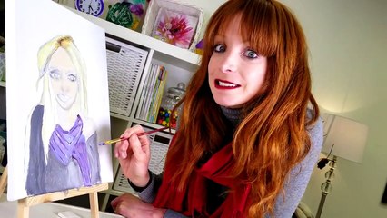 Creative Girls Friends Try Painting Each Other Challenge!