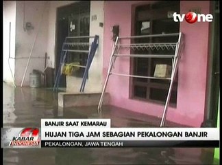 Musim Kemarau, Perkampungan di Pekalongan Terendam Banjir