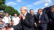 Kemal Kılıçdaroğlu yıkılan köprüyü yerinde inceledi