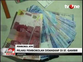 Polisi Tangkap Pembobol Mesin ATM Saat Beraksi