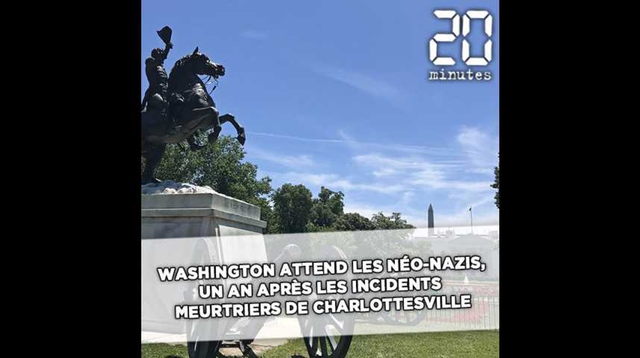 Washington attend les néo-nazis, un an après les incidents meurtriers de Charlottesville