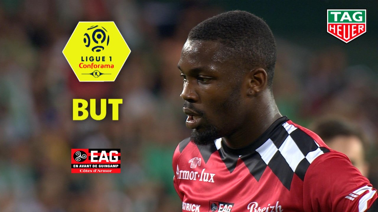 But Marcus THURAM (56ème pen) / AS Saint-Etienne - EA Guingamp - (2-1) - (ASSE-EAG) / 2018-19