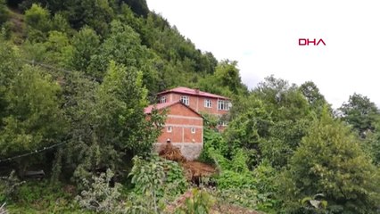 Ordu'da Heyelan Riskine Karşı 16 Ev Tahliye Edildi