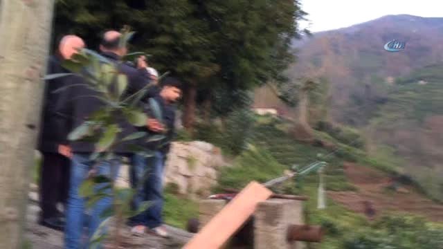 Rize'de İlkel Teleferik Kazası: 1 Ölü