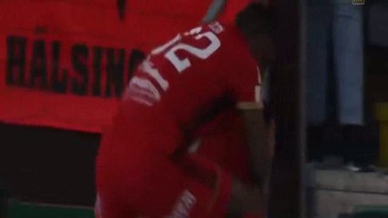 درخشش و گلزنی سامان قدوس در بازی استرشوند و کالمار