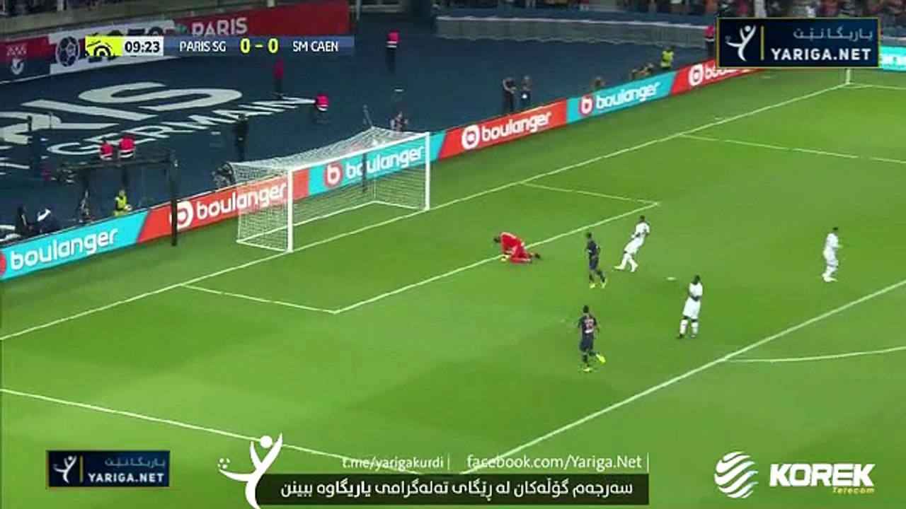 Paris SG 1-0 Caen - Neymar Goal 12/08/2018