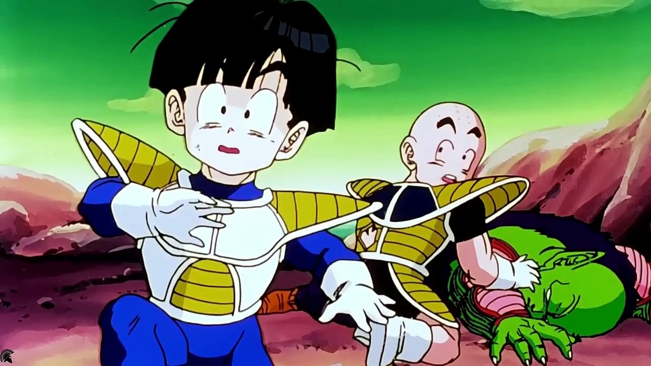 A primeira vez que goku se transforma em Super sayajin