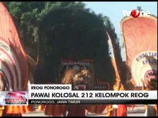 212 Kelompok Reog Meriahkan HUT Ponorogo