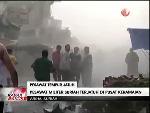 Pesawat Tempur Milik Militer Suriah Jatuh, 27 Tewas