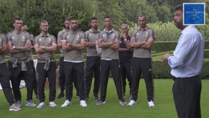 AGNELLI, ai giocatori della JUVENTUS: "QUEST'ANNO L'OBIETTIVO E' LA CHAMPIONS LEAGUE.."