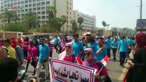 إنطلاق مسيرة شبابية احتفالا باليوم العالمى للشباب ببورسعيد