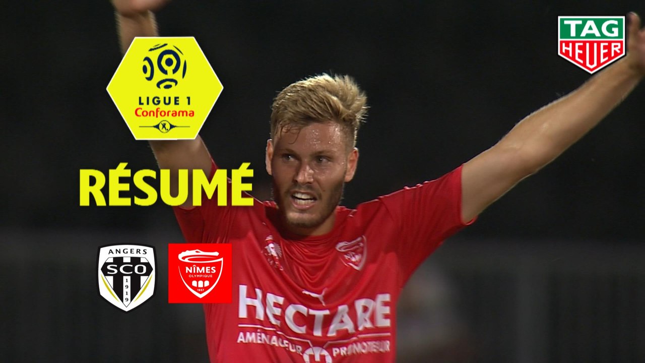 Angers SCO - Nîmes Olympique (3-4)  - Résumé - (SCO-NIMES) / 2018-19