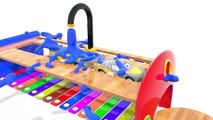 Colorful Mcqueen  Wooden Thor Hammer Colors Learn Video For Preschoolers by Bonny Kids TV