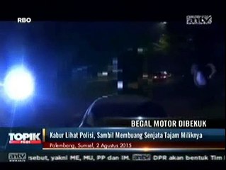 Begal Motor di Palembang Dibekuk Polisi