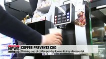 Consuming a cup of coffee per day reduces kidney disease rate by 24 pct