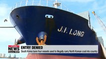 South Korea bans four vessels used to illegally carry North Korean coal into country