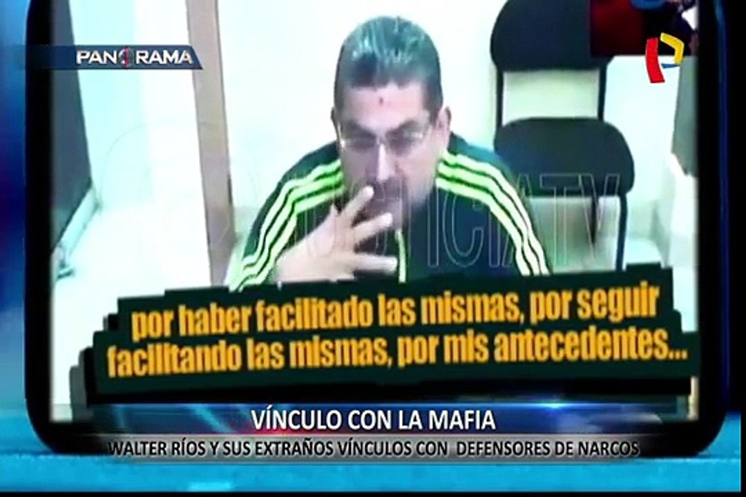 Vínculos con la mafia: Walter Ríos y sus relaciones con defensores de narcos