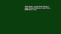 Best ebook  Lonely Planet Hiking in Japan (Travel Guide) by Lonely Planet (2009-08-21)  Best