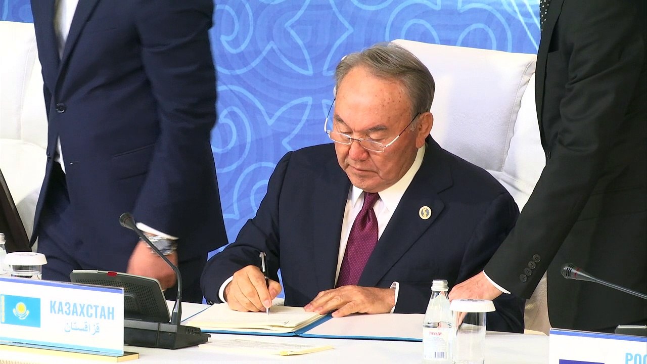 Caspian Sea nations sign landmark deal