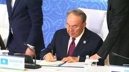 Caspian Sea nations sign landmark deal