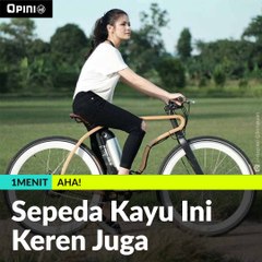 #1MENIT | Sepeda Kayuh Ini Keren Juga