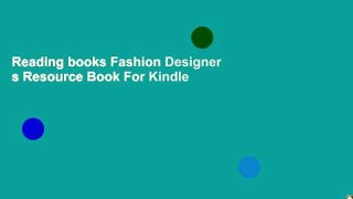Reading books Fashion Designer s Resource Book For Kindle