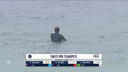 Adrénaline - Surf : Tahiti Pro Teahupo'o, Men's Championship Tour - Round 1 heat 11
