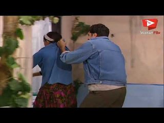 شفيق عم ياخد الهامو من غادة منشان الشعر التاني -  عبلة سبع نجوم