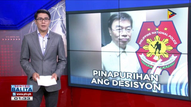 Pagsasampa ng DOJ ng kaso vs Peter Lim, ikinatuwa ng PNP