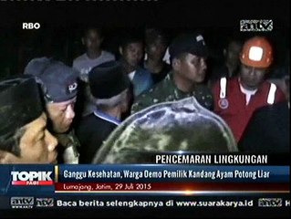 Ganggu Kesehatan, Warga Lumajang Demo Pemilik Kandang Ayam