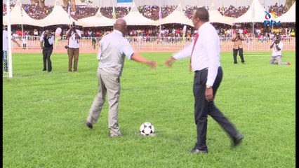 President Uhuru Kenyatta at youth event in Kisii