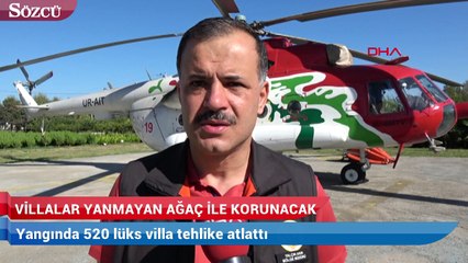 Mudanya’daki villaların çevresine çabuk tutuşmayan ağaçlar dikilecek
