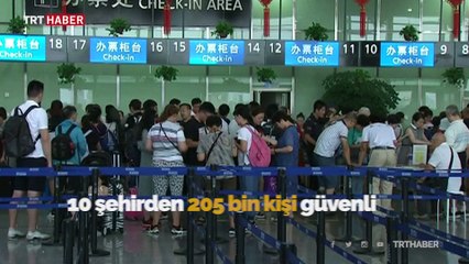 Çin’de Yagi tayfunu: 205 bin kişi tahliye edildi