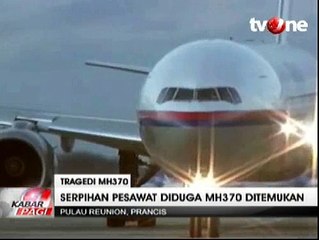 Serpihan MH370 ditemui di Pulau Reunion