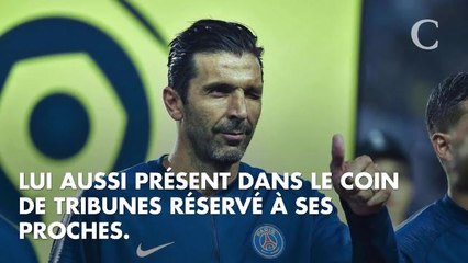 PHOTOS. Bruna Marquezine et Ilaria D'Amico, supportrices de charme de leurs chéris, Neymar et Gianluigi Buffon, au Parc des Princes