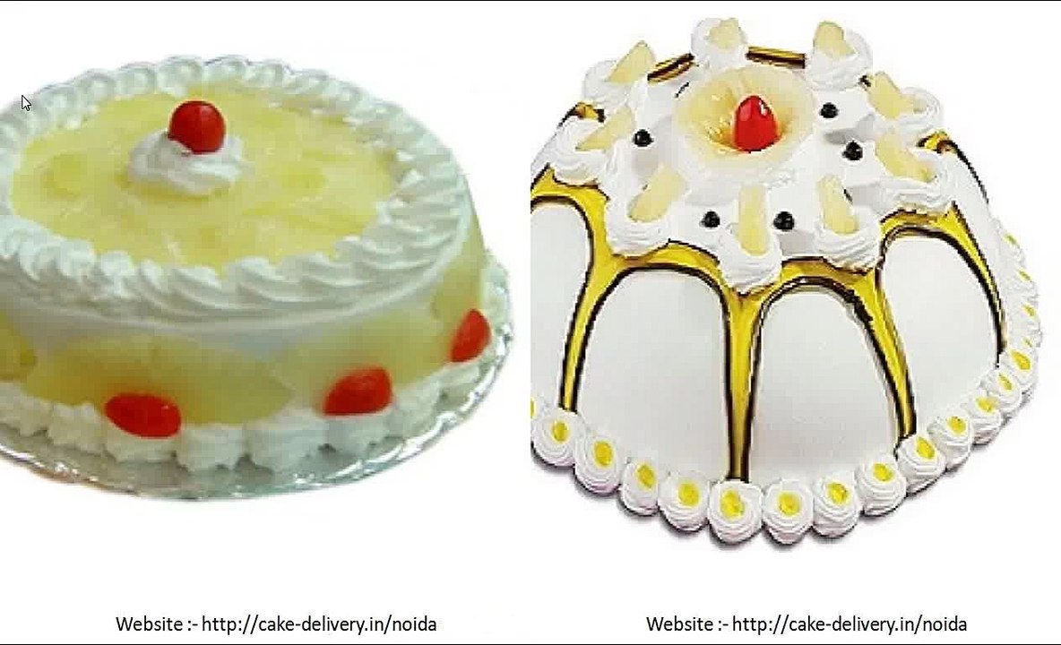 What to do to order a variety of Pineapple Cakes in Noida?
