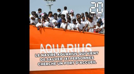 Le navire Aquarius qui vient de sauver 141 personnes cherche un port d'accueil