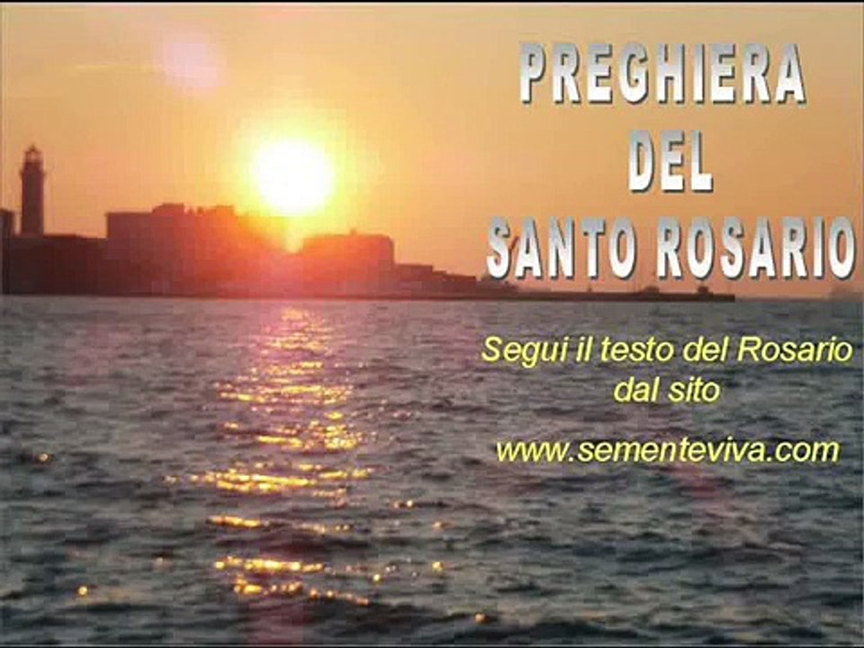 Preghiera Del Santo Rosario - Misteri Luminosi - Giovedi