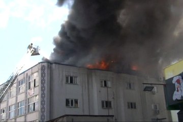 Tekstil Atölyesinde Korkutan Yangın!