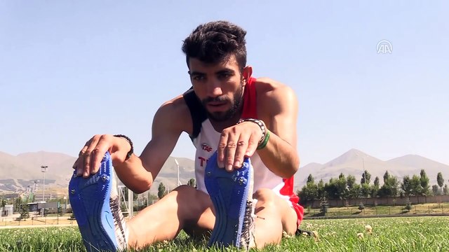 Tesadüfen başladığı atletizmde gözünü zirveye dikti - ERZURUM